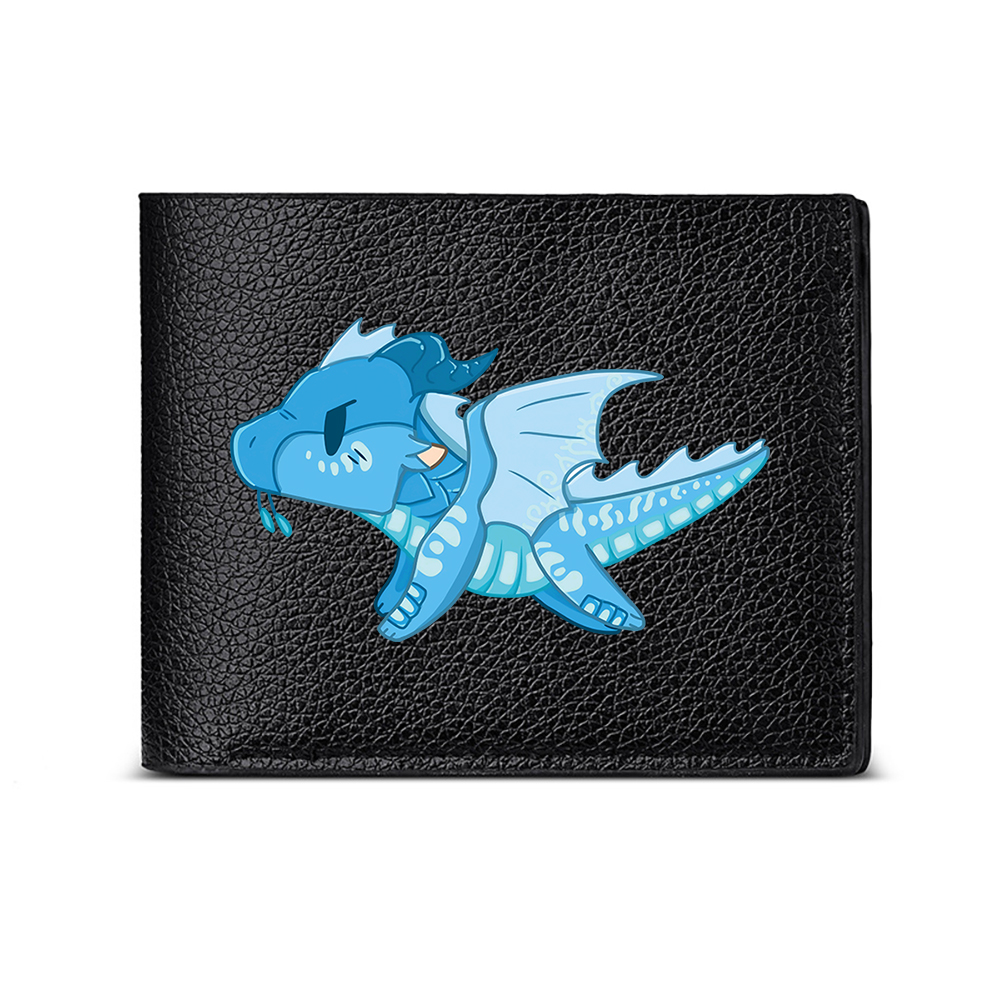 Men Accessories Photos - กระเป๋าสตางค์ผู้ชายลายพิมพ์แฟชั่นสไตล์ลำลองสำหรับธุรกิจ แบรนด์ Blue Dragon Design