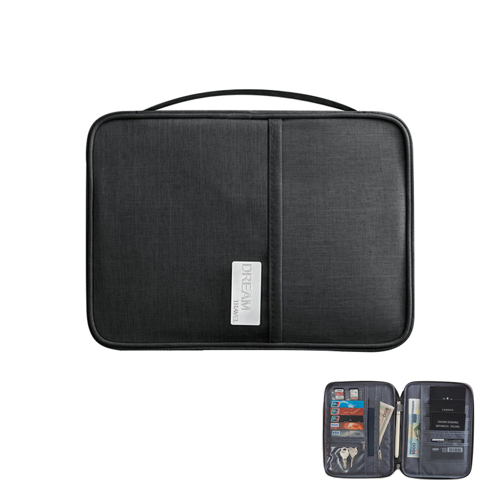 Passport Wallet Rfid - กระเป๋าใส่เอกสารเดินทางสำหรับครอบครัว ที่ใส่พาสปอร์ตแบบหลายช่อง กันน้ำ อุปกรณ์จัดระเบียบเอกสาร กระเป๋าใส่เอกสาร อุปกรณ์เสริมการเดินทาง