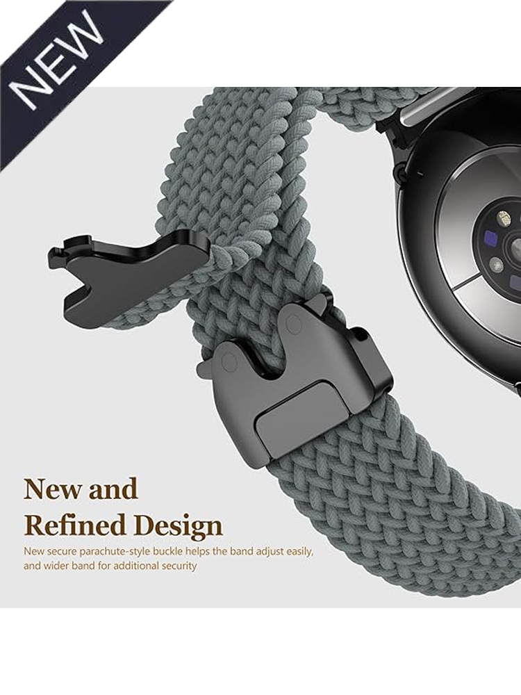 Men Accessories Website - สายนาฬิกาแบบเชือกถักสำหรับ Samsung Galaxy Watch 7/FE/6 classic/5/5