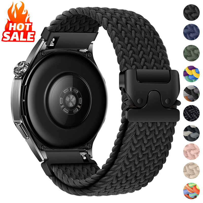 Men Accessories Website - ห่วงถักสําหรับ Galaxy Watch 7/FE/6/5/pro/4/Classic/active สร้อยข้อมือ Huawei