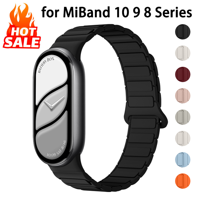 Men Accessories Website - สายแม่เหล็กสำหรับ Xiaomi Mi Band 10 9
