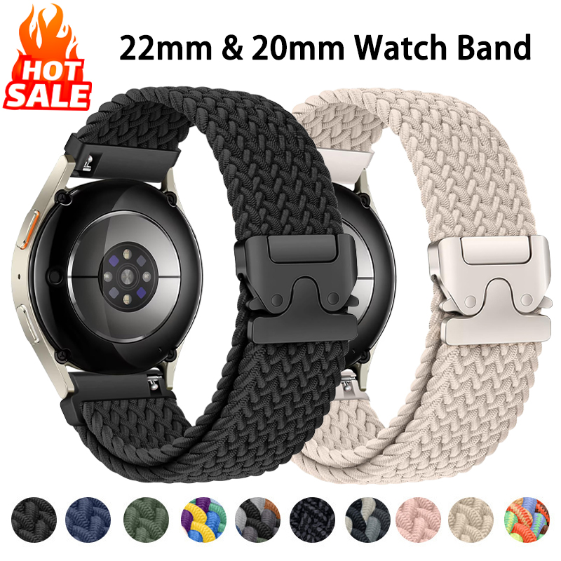 Men Accessories Website - สายถักสําหรับ Samsung Galaxy Watch 7 6