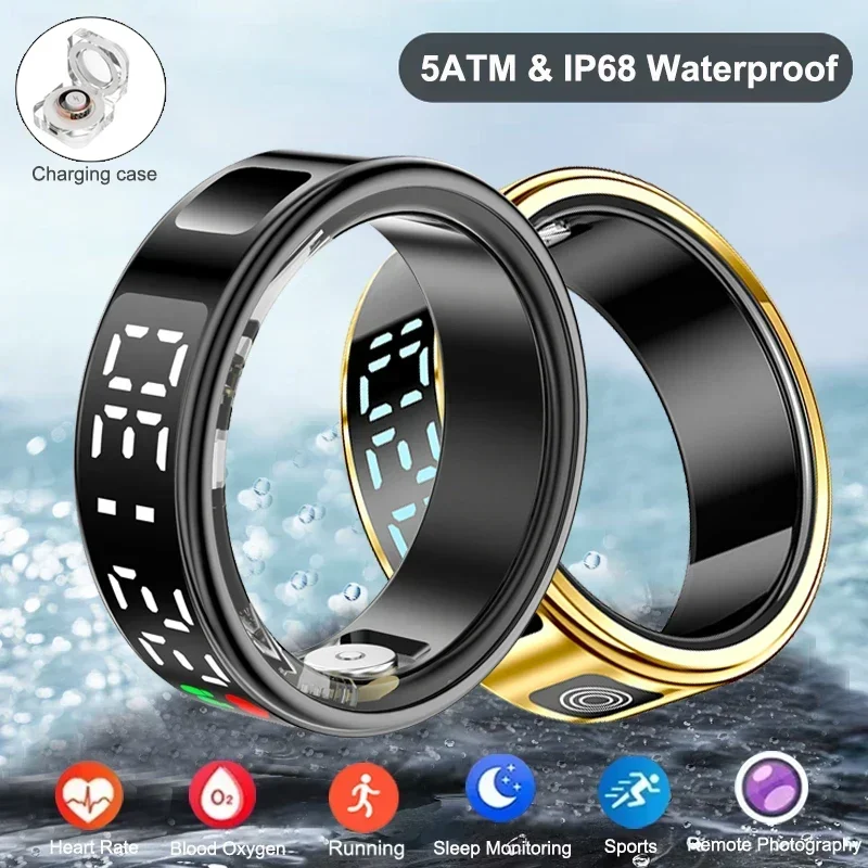 Young Men'S Accessories - แหวนสมาร์ทสําหรับผู้ชายผู้หญิงสุขภาพ Tracker Heart Rate เลือดออกซิเจน Monitor