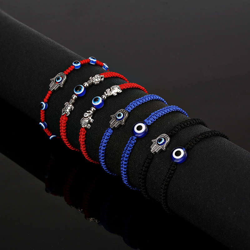 Men Accessories Evil Eye - Noter สร้อยข้อมือผู้ชายปรับ Fatima สร้อยข้อมือ Evil Eye