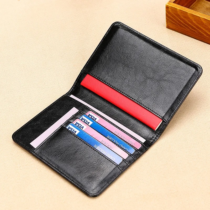 Unisex ปกหนังสือเดินทางหนังแท้ - Passport Wallet Rfid บทวิจารณ์และราคา