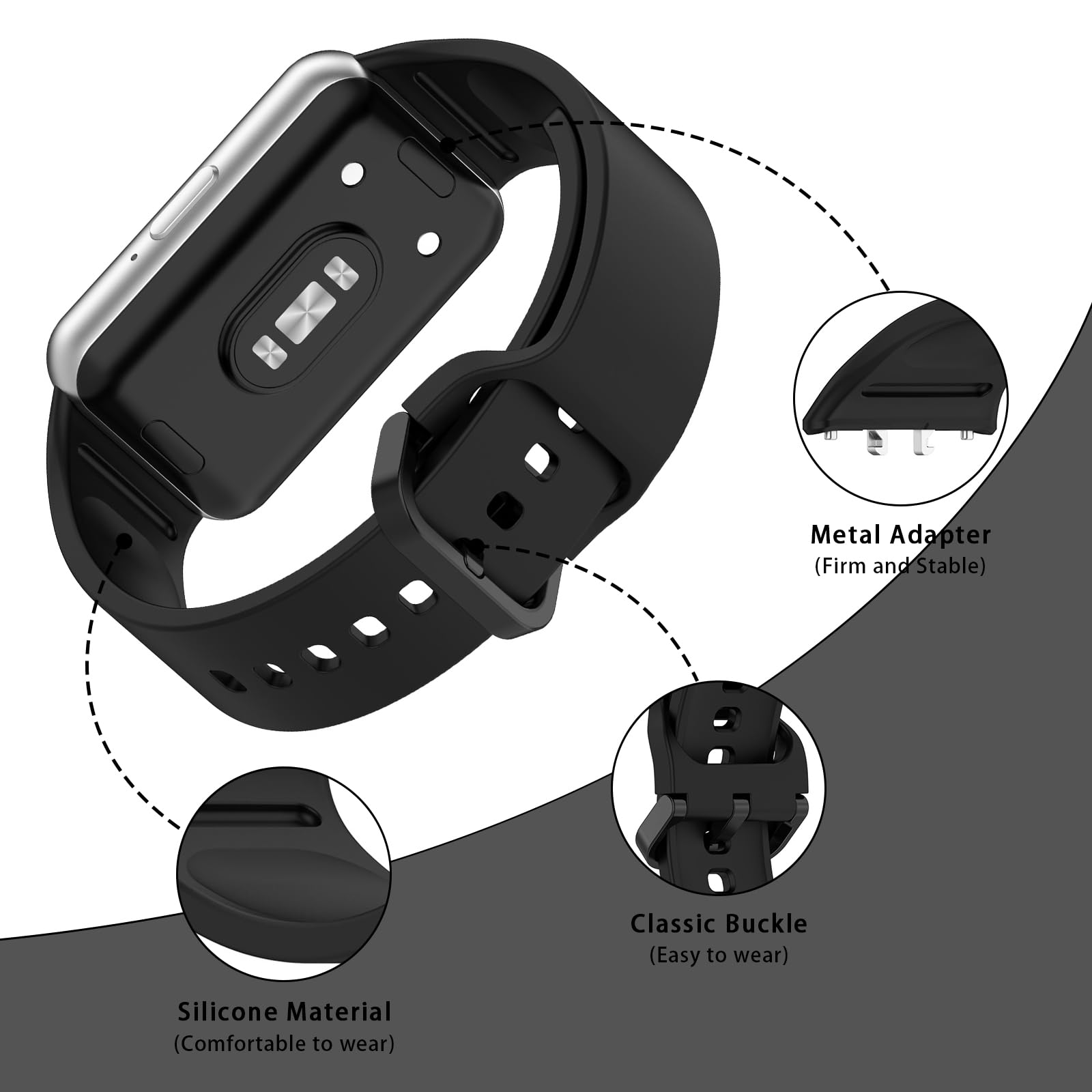 สายรัดซิลิโคนสําหรับ Samsung G - Men Accessories Website บทวิจารณ์และราคา