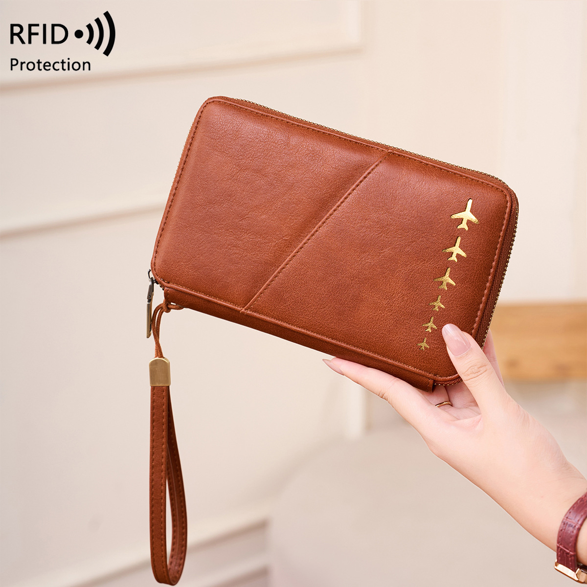 กระเป๋าใส่พาสปอร์ตดีไซน์ทันสมั - Passport Wallet Rfid บทวิจารณ์และราคา