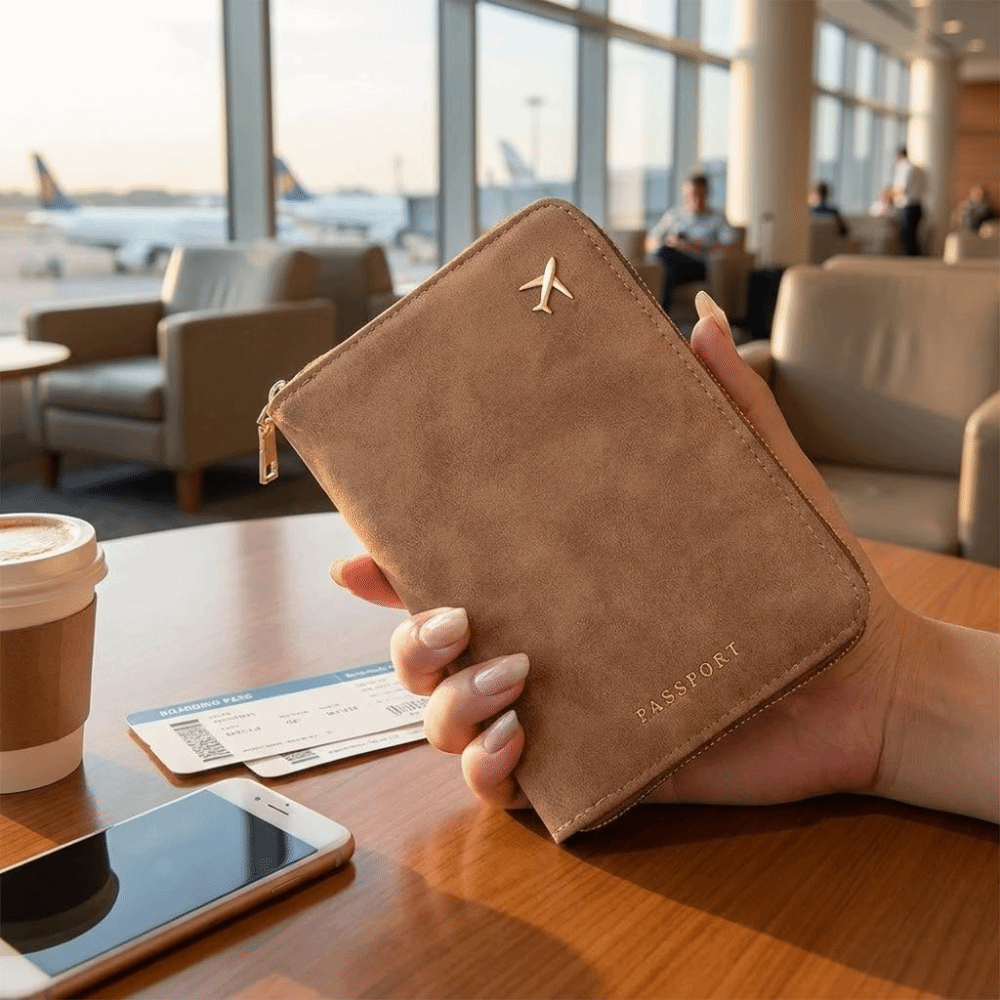 ซองใส่พาสปอร์ตแบบมีซิป RFID ป้ - Passport Wallet Rfid บทวิจารณ์และราคา