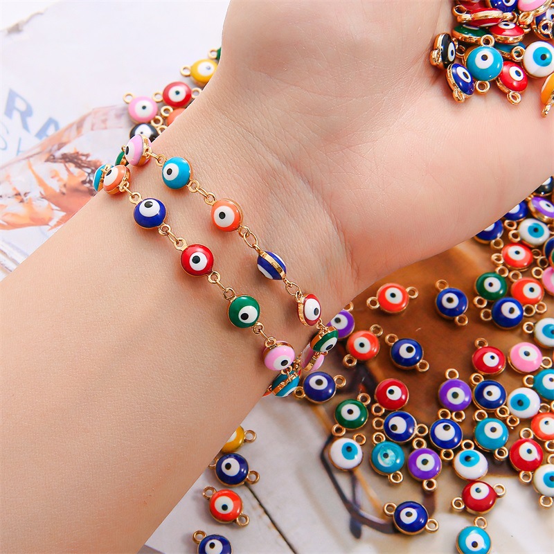 จี้รูปตาปีศาจแบบคลาสสิกสไตล์ตุ - Men Accessories Evil Eye บทวิจารณ์และราคา