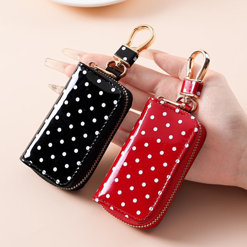 กระเป๋าใส่กุญแจหนังเคลือบเงาลา - Men Accessories Store บทวิจารณ์และราคา