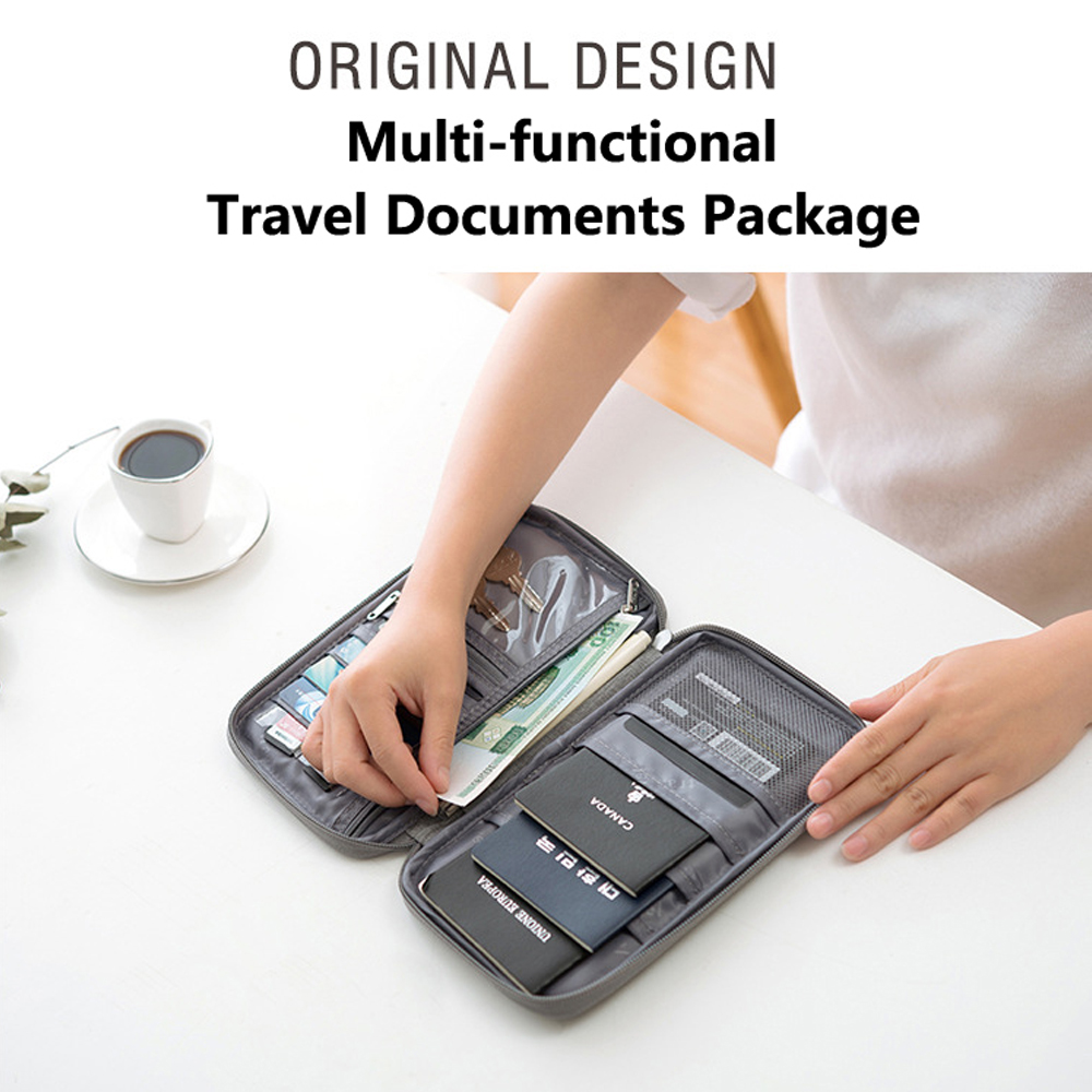 กระเป๋าใส่เอกสารเดินทางสำหรับค - Passport Wallet Rfid บทวิจารณ์และราคา