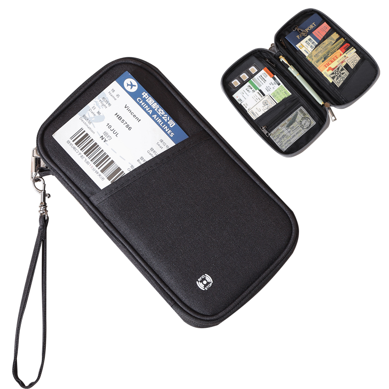 กระเป๋าใส่พาสปอร์ตแบบป้องกัน R - Passport Wallet Rfid บทวิจารณ์และราคา