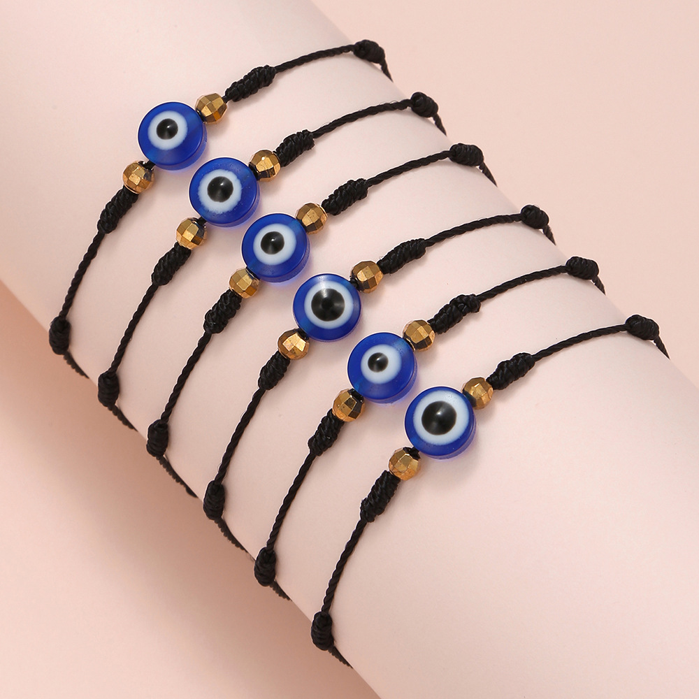 ชุดกำไลข้อมือตาปีศาจสีน้ำเงิน  - Men Accessories Evil Eye บทวิจารณ์และราคา