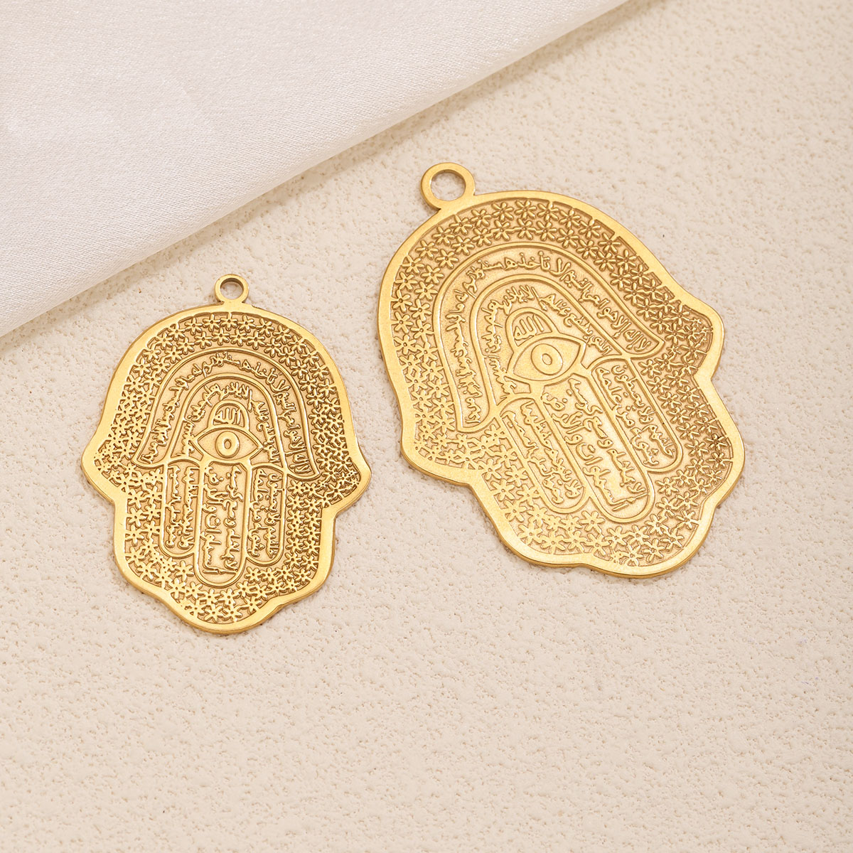 จี้รูปมือฮัมซาและดวงตาป้องกันภ - Men Accessories Evil Eye บทวิจารณ์และราคา
