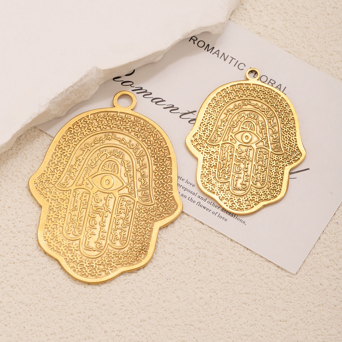 จี้รูปมือฮัมซาและดวงตาป้องกันภ - Men Accessories Evil Eye บทวิจารณ์และราคา