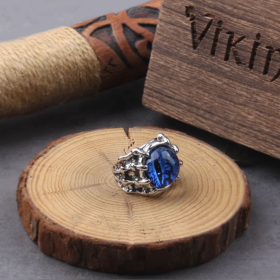 โชคดีแหวนตาชั่วร้ายสีฟ้าตุรกีส - Men Accessories Evil Eye บทวิจารณ์และราคา