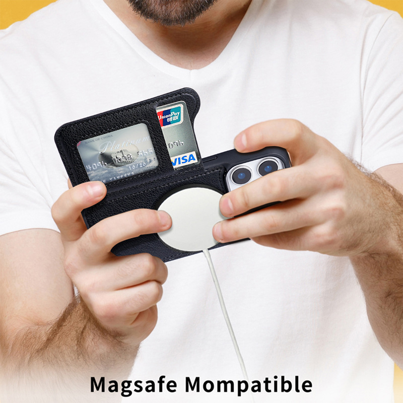 เคสโทรศัพท์หนังแม่เหล็ก Magsaf - Phone Wallet Combo บทวิจารณ์และราคา