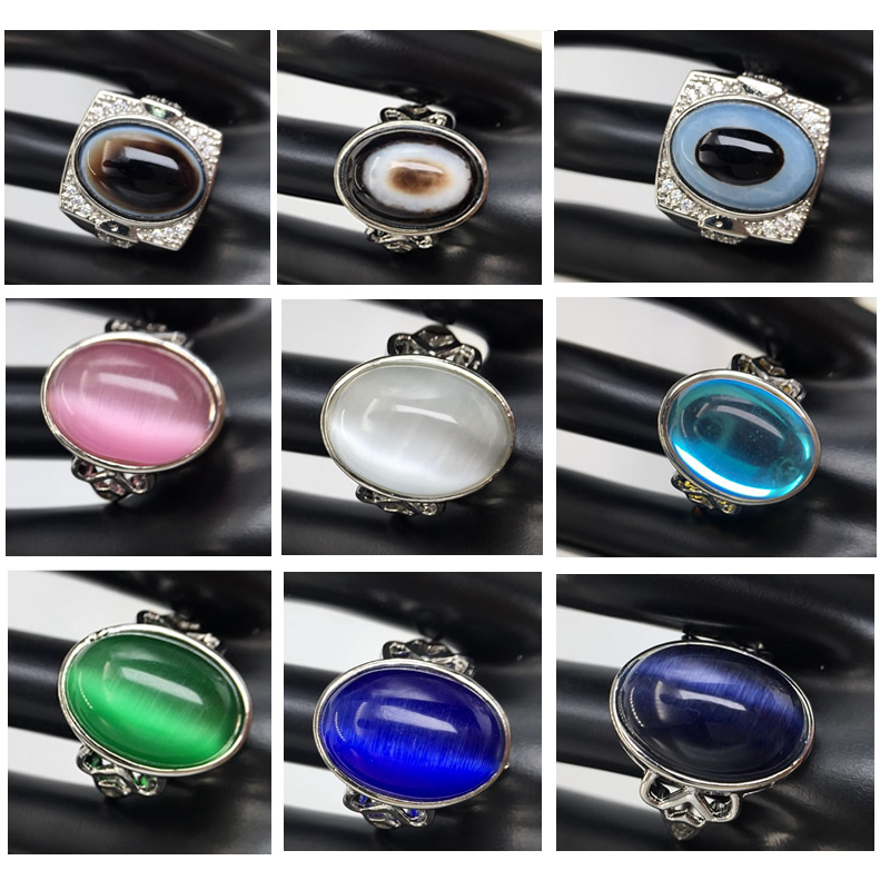 แฟชั่น Evil Eye แมวแหวนผู้ชายผ - Men Accessories Evil Eye บทวิจารณ์และราคา