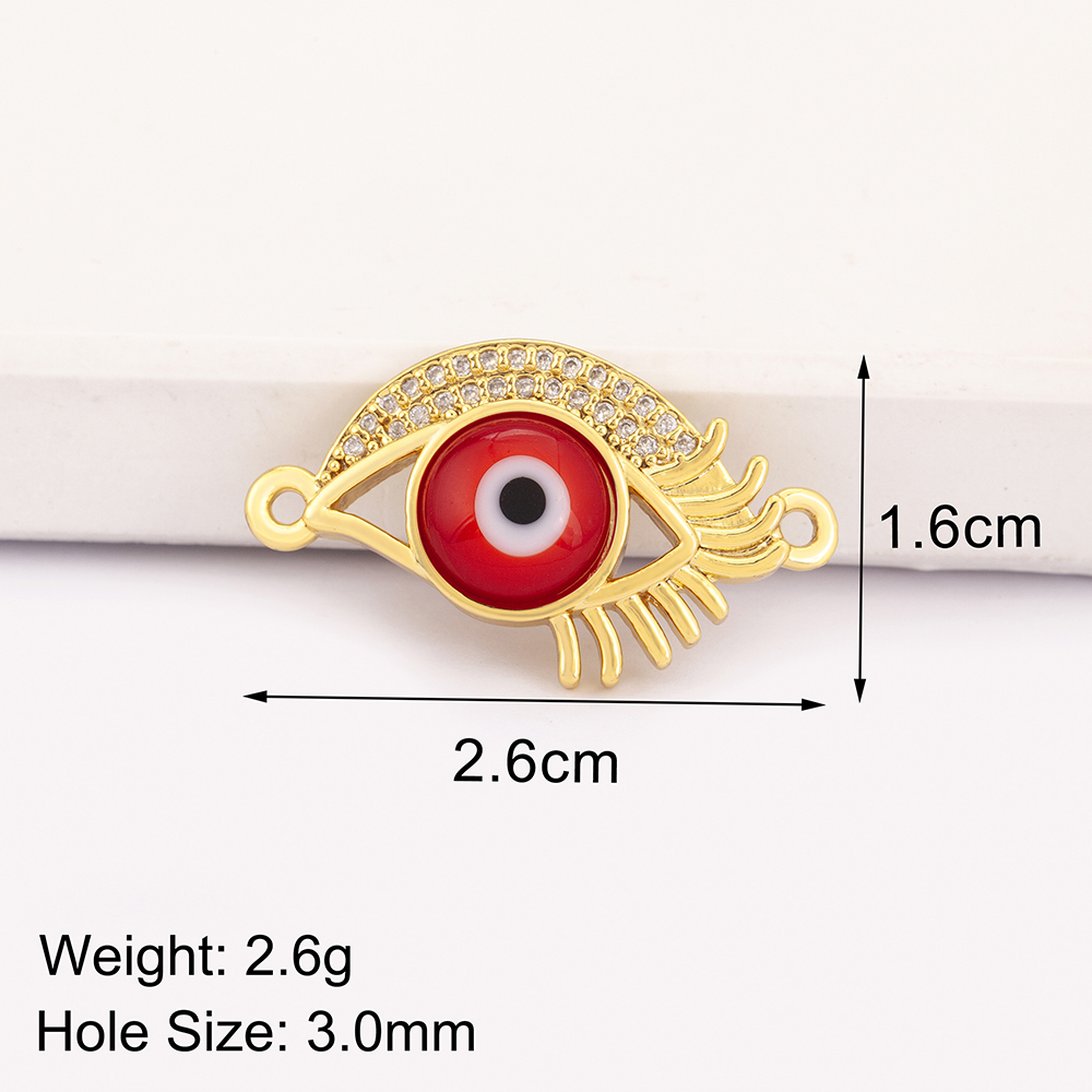 จี้คริสตัลรูปตาปีศาจหลากสีสัน  - Men Accessories Evil Eye บทวิจารณ์และราคา