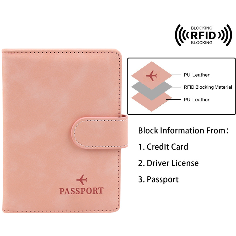 ปุ่มแม่เหล็กปกหนังสือเดินทางปร - Passport Wallet Rfid บทวิจารณ์และราคา