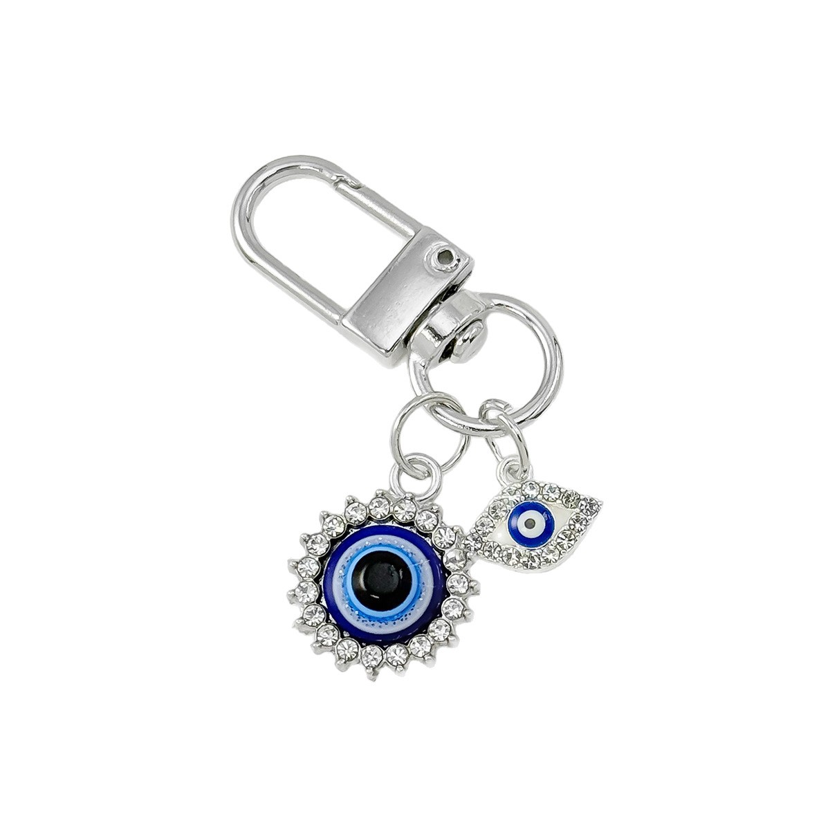 พวงกุญแจขนตาโลหะรูปดวงตาปีศาจส - Men Accessories Evil Eye บทวิจารณ์และราคา