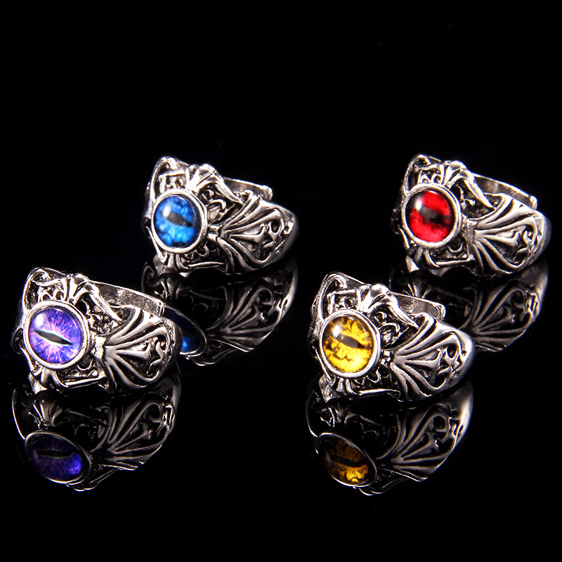 แหวนตาชั่วร้ายแนวเรโทรสำหรับผู - Men Accessories Evil Eye บทวิจารณ์และราคา