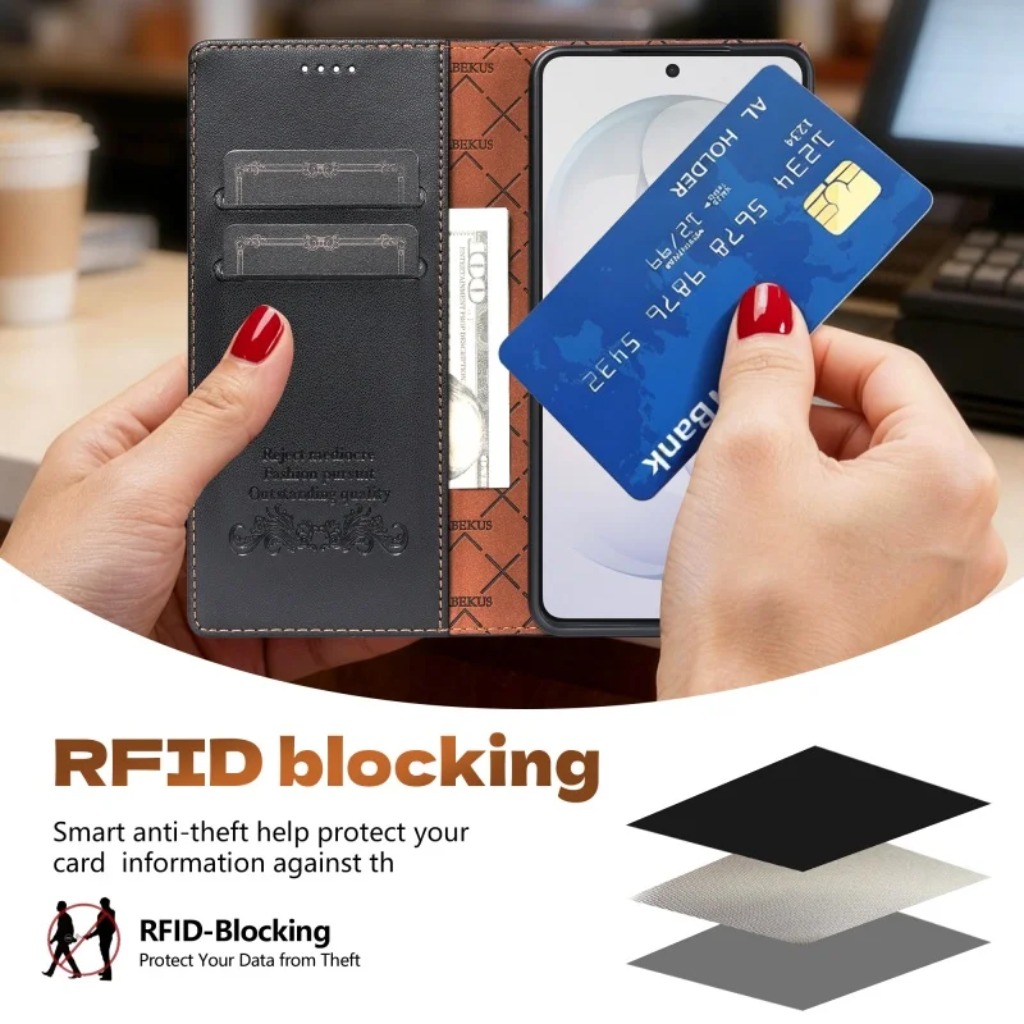 กระเป๋าใส่บัตรป้องกัน RFID พร้ - Phone Wallet Combo บทวิจารณ์และราคา