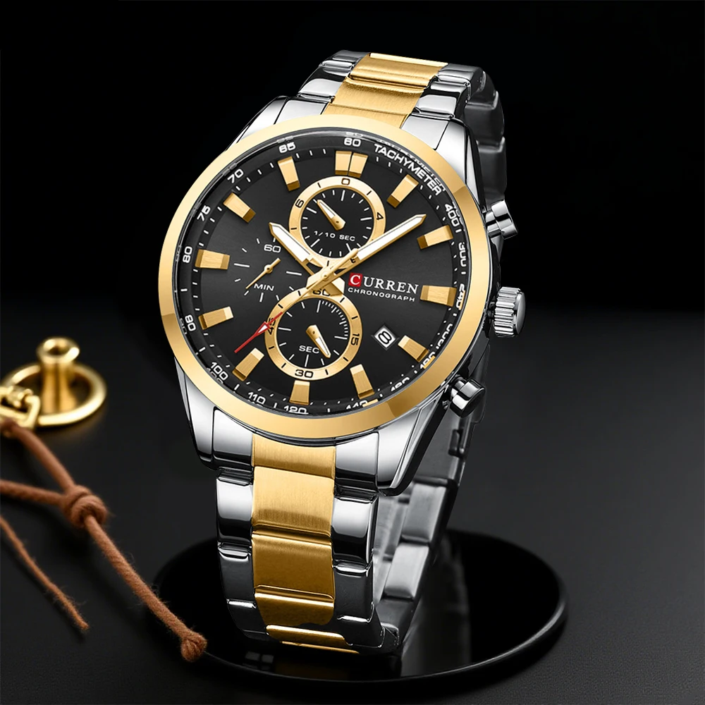 CURREN ลำลองควอตซ์โครโนสปอร์ตน - Young Men'S Accessories บทวิจารณ์และราคา