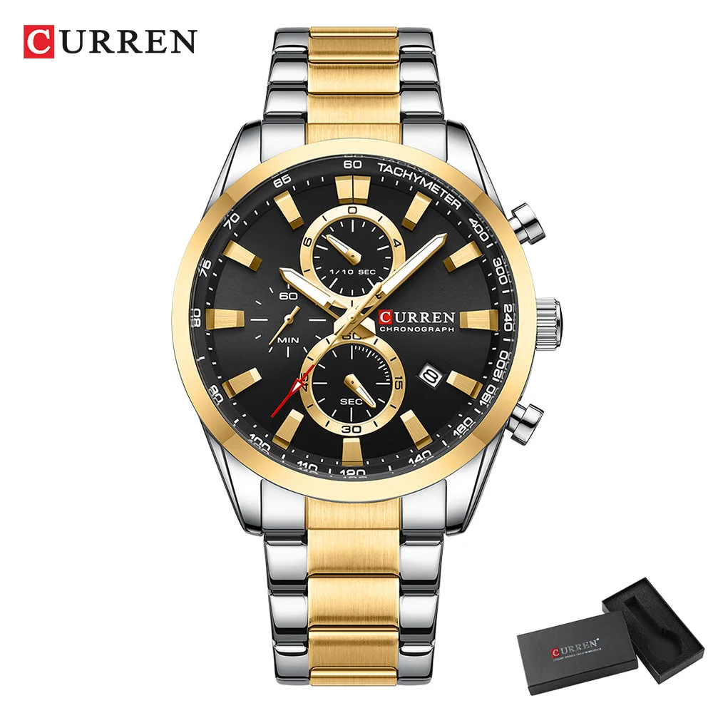 CURREN ลำลองควอตซ์โครโนสปอร์ตน - Young Men'S Accessories บทวิจารณ์และราคา