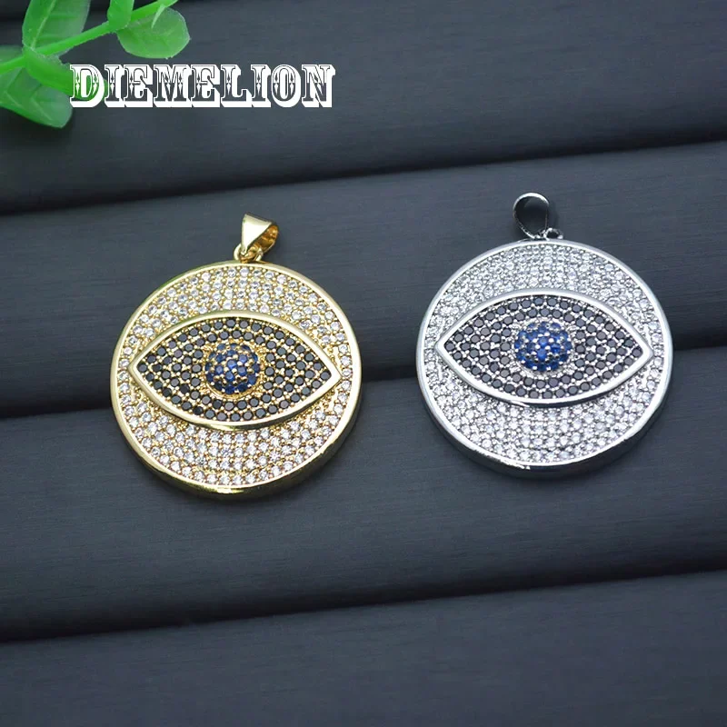 จี้รูปตาปีศาจสีน้ำเงินประดับเพ - Men Accessories Evil Eye บทวิจารณ์และราคา