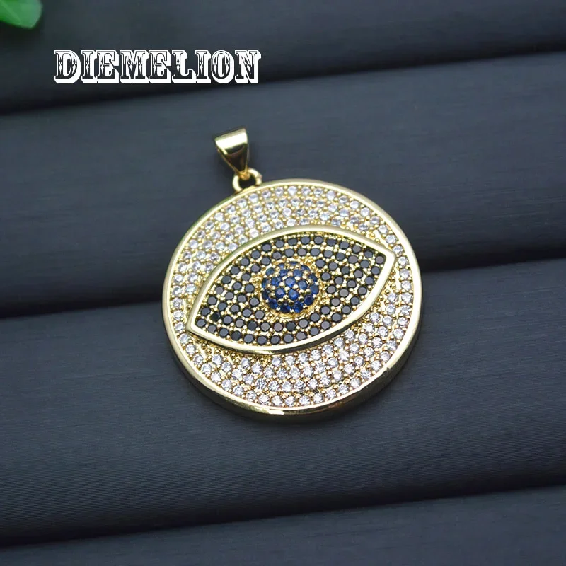 จี้รูปตาปีศาจสีน้ำเงินประดับเพ - Men Accessories Evil Eye บทวิจารณ์และราคา
