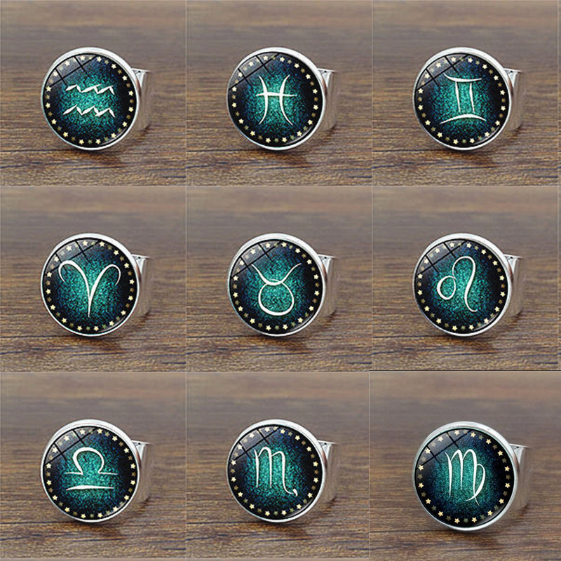 ขายร้อน 12 Constellation แหวนเ - Men'S Accessories Jewelry Sale บทวิจารณ์และราคา