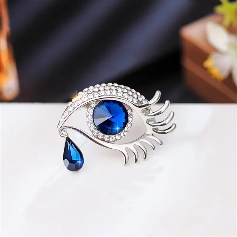 เข็มกลัดรูปดวงตานำโชค 1 ชิ้น ส - Men Accessories Evil Eye บทวิจารณ์และราคา