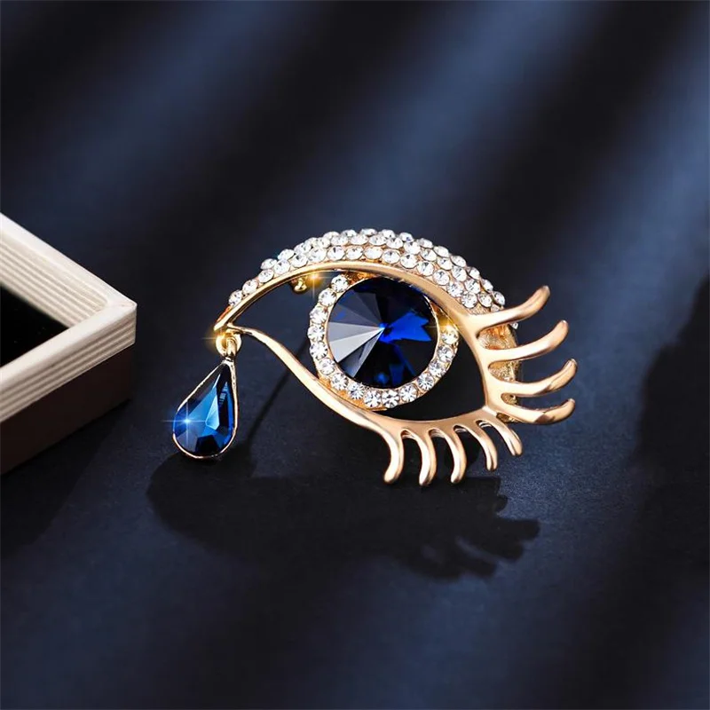 เข็มกลัดรูปดวงตานำโชค 1 ชิ้น ส - Men Accessories Evil Eye บทวิจารณ์และราคา