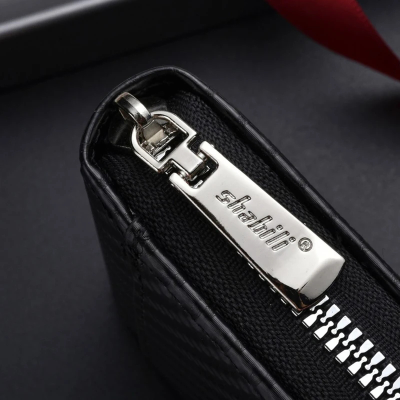 ที่ใส่บัตรแบบมีซิป ทำจากหนังคา - Men Accessories Store บทวิจารณ์และราคา