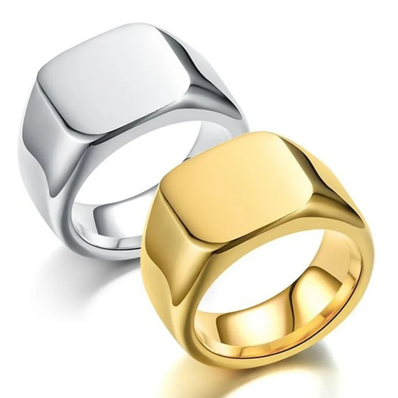 Biker Punk สไตล์แหวนผู้ชายกว้า - Men'S Accessories Jewelry Sale บทวิจารณ์และราคา