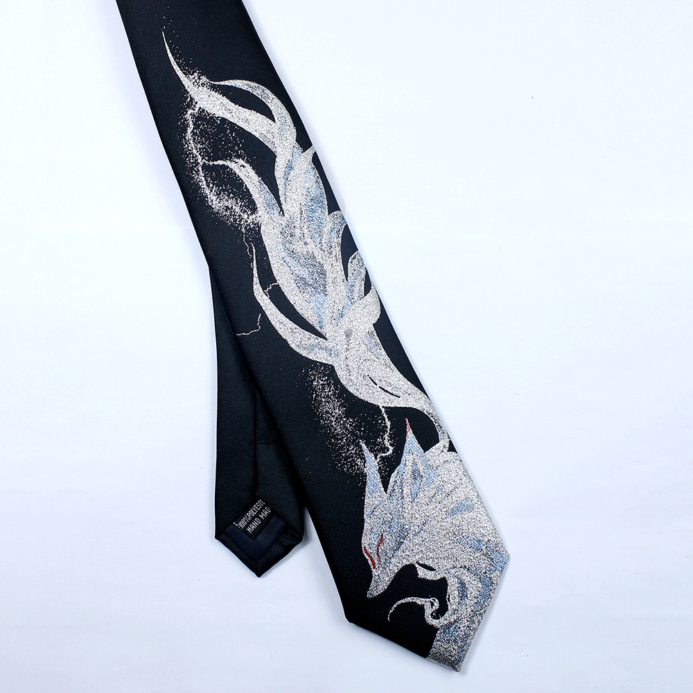 เนคไทลายจิ้งจอกเก้าหางสุดทันสม - Men Accessories Photos บทวิจารณ์และราคา