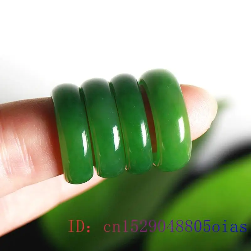 สีเขียวธรรมชาติ Hetian หยกแหวน - Young Men'S Accessories บทวิจารณ์และราคา